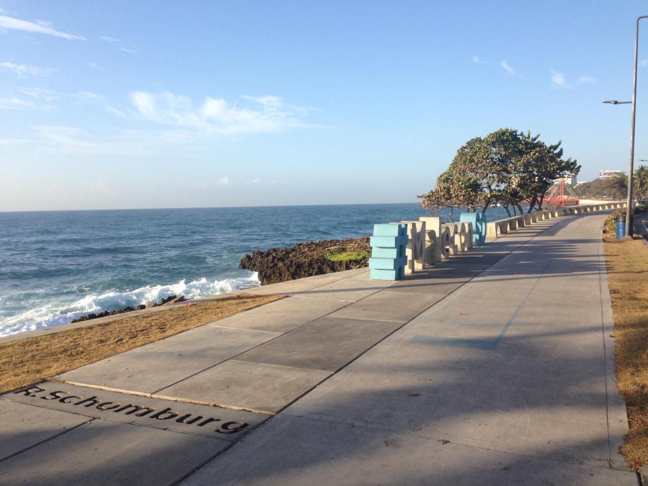 Caribbean Seaview Apart Malecon סנטו דומינגו מראה חיצוני תמונה
